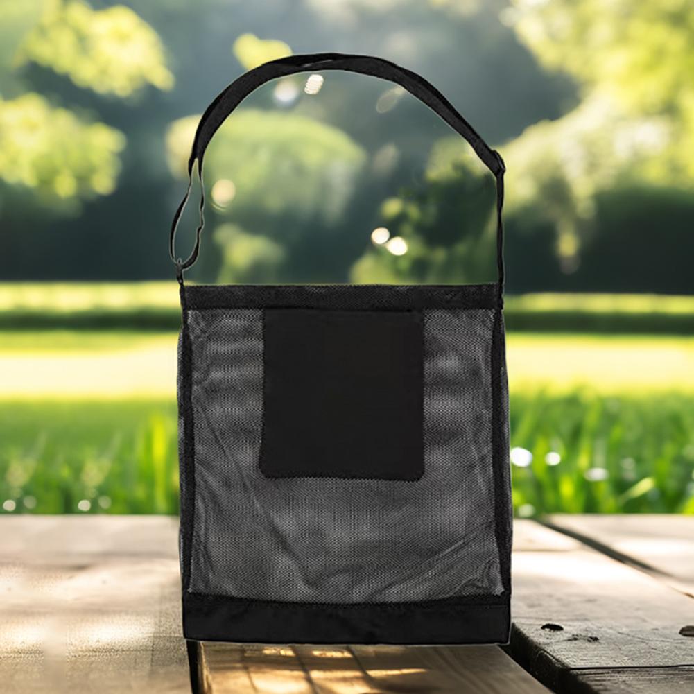 Mushroom Foraging Bag Mesh Mushroom Hunting Net Bag with Adjustable Shoulder Strap for Mushroom Hunting Gathering and Outdoors