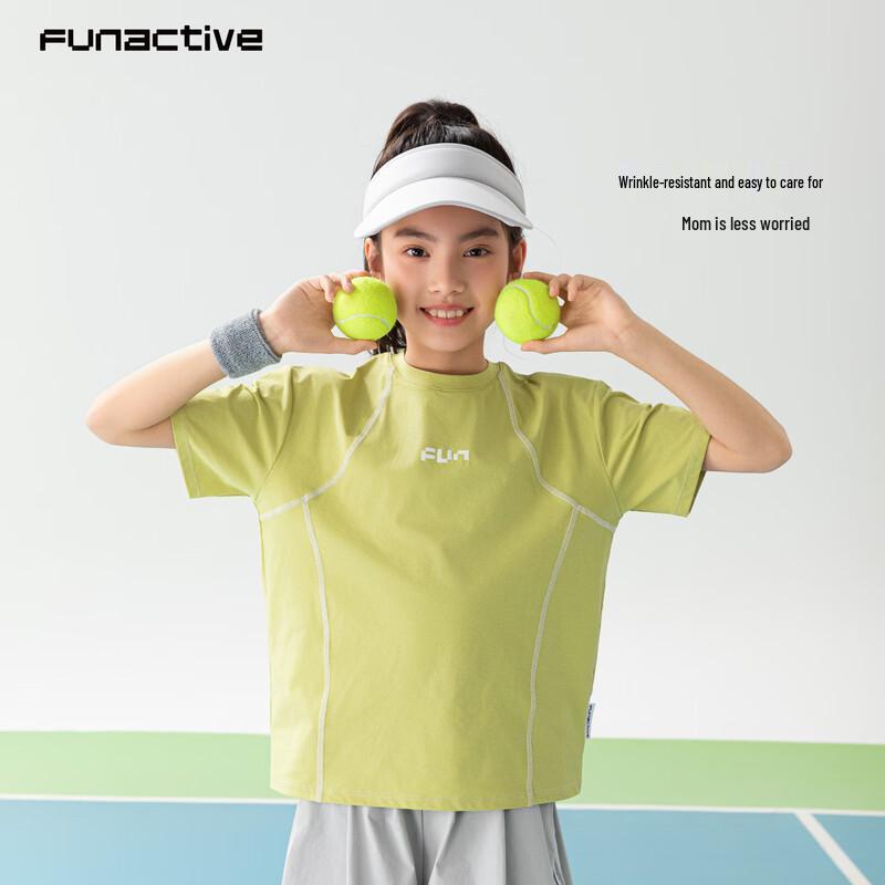 

FUN ACTIVE Girls Short Sleeve Sports T-Shirt 120