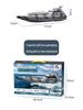 2.4G Turbo Jet High-Speed Remote Control Racing Speedboat Electric Water Toy Model