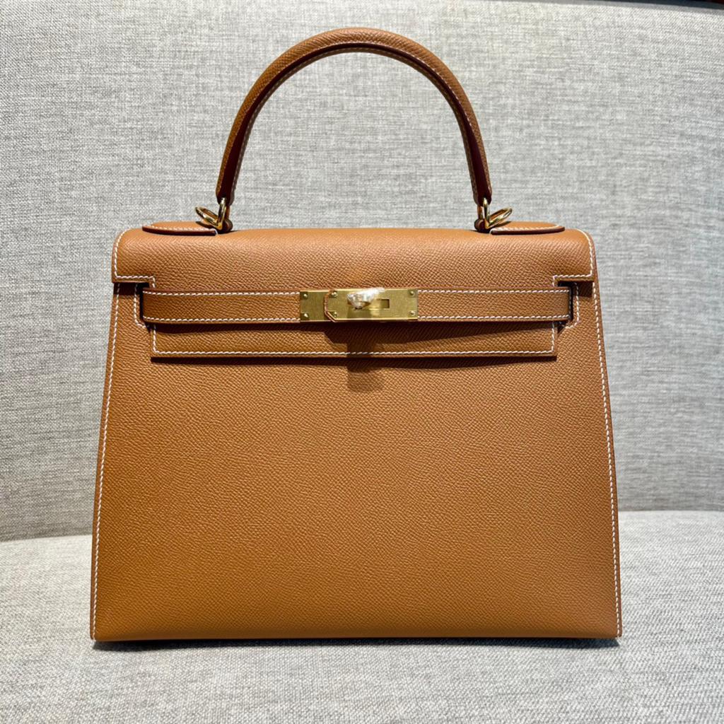 Ny høykvalitets håndveske med palmemønstret ekte skinn Uformell dameveske Allsidig platinaveske Håndholdt crossbody-veske med enkelt skulder