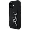 Etui Karl Lagerfeld Hc Grained Pu        Cardslot Metal Signature Do Iphone 16 Czarny