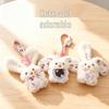 Handmade Plush Bunny Pendant – Soft, Cute Long-Eared Rabbit Doll, Perfect for Couples or Best Friends, Stylish Niche Accessory