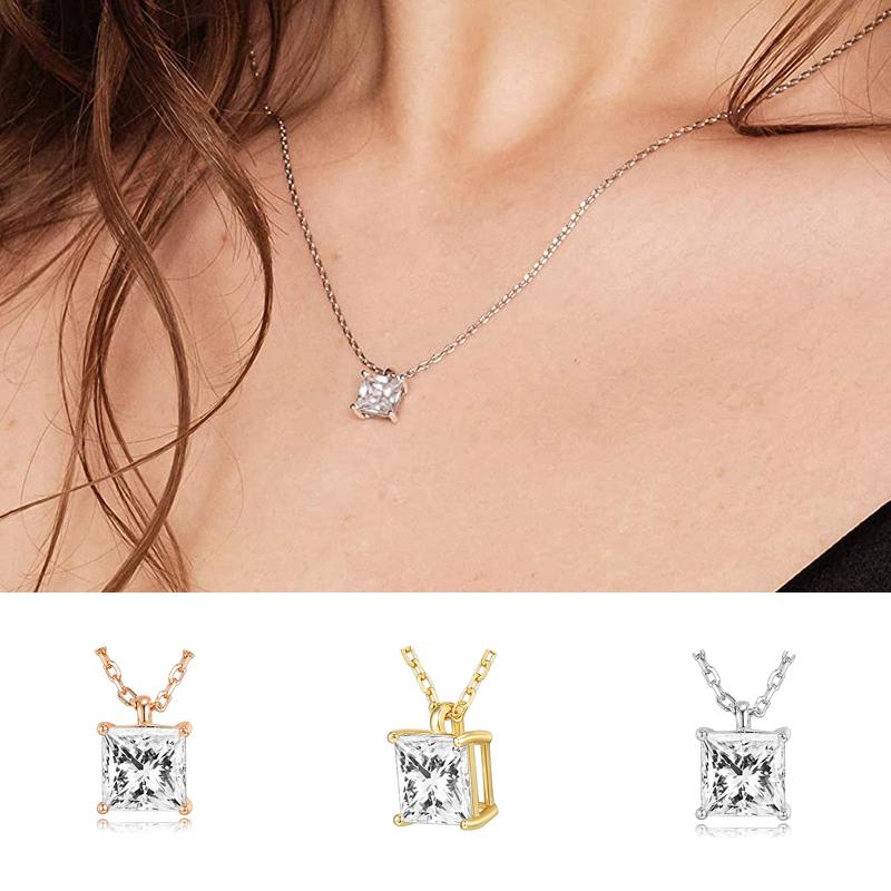 Korean Choker Necklace for Women Minimalist Gold Color Heart Waterdrop Crystal Pendant Chain Wedding Gift Necklaces Jewelry N481
