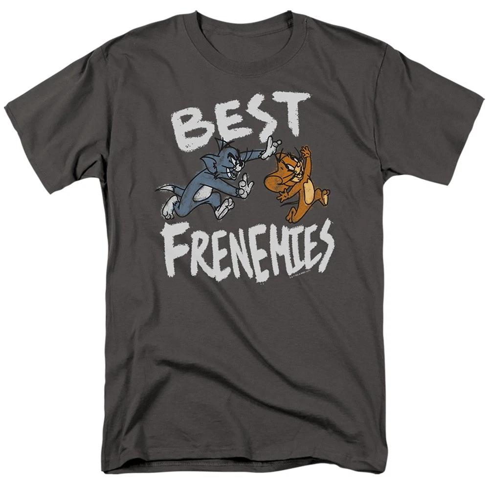 Tom And Jerry Movie - Best Frenemies - Unisex Short Sleeve Children s T-shirt - Gray 110
