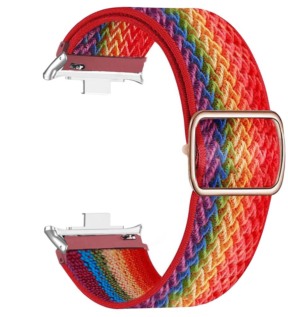 Elastic Nylon Strap For Redmi Watch 4 5 6 Replacement Women Men Solo Braided Watch Band Loop For Xiaomi Mi Band 8 Pro Bracelet