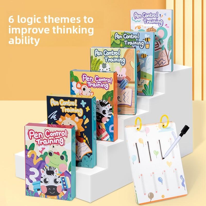 Preschool Handwriting Exercise Book Animal Designs Fine Motor Skill Development