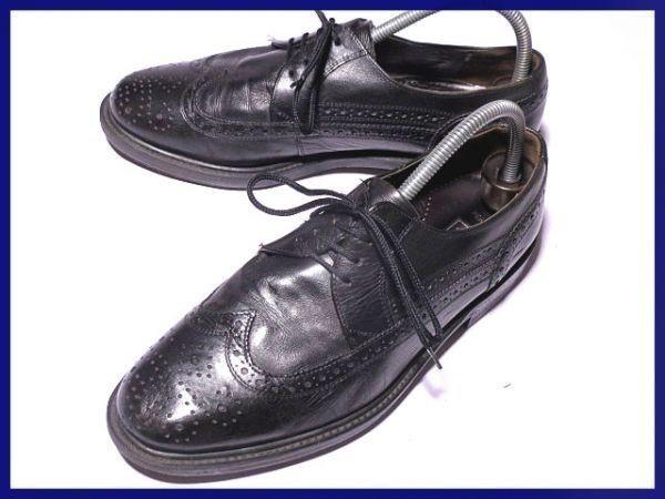 

Germany Vintage/LLOYD/Leather Wingtip Shoes/25.5/Black/Dress/Business