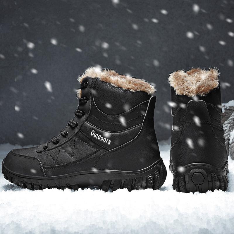 Men Winter Boots Shoes Warm Fashion Sneakers 2024 Winter Outdoor High Quality Men Snow Boots Casual Shoes Men Luxurious Boots