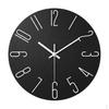 12 Inch Wall Clock, Modern Silent Clocks Battery Operated, Home Living Room Bedroom Kitchen