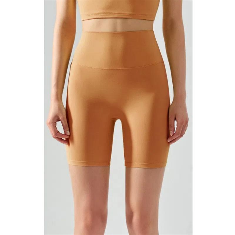 One Size Four-point Yoga Shorts Summer High Waist Seamless Fitness Sports Tight-fitting Cycling Yoga Pants