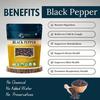 BrijBooti Black Pepper 50 Gm - Kali Mirch - Black Mirch Whole - Black Pepper Whole - Peppercorn - Kali Mirch Sabut