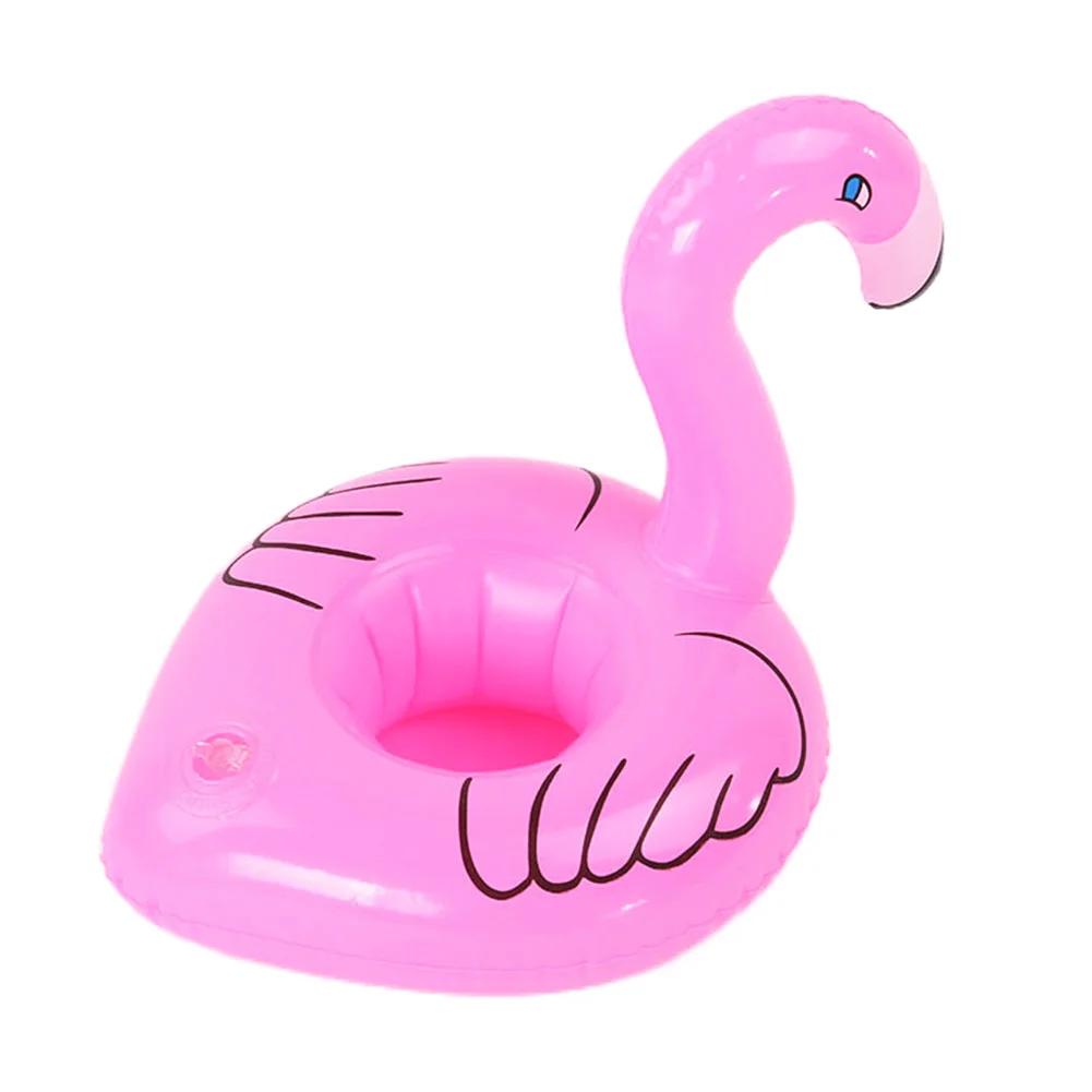 1-30PCS Float Inflatable Flamingo Drink Cup Holder Party Decor Water Cup Holder Swimming Pool Toys Beach Inflatables Party Decor
