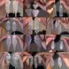 Brincos Irregulares de Prata Fina com Diamantes Inteiros de Luxo Exquisitos: Moda de Nicho e Design Versátil