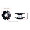 10Pcs Bicycles Headset Star Nut Mountain Bike Fangled Nut Front Fork Mount Core Fastening Bolts Easy To Install