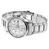 Men's Solar Chronograph Watch - White Dial Stainless Steel Sport Watch SSC003J1