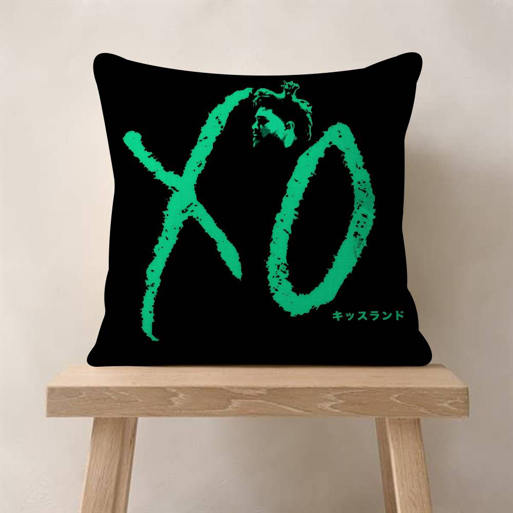 Rapper The Wweeknd X O album Cushion Cover Pillowcase Upholstery Sofa Throw Pillow Home Decor Pillowcas