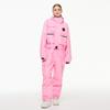 Unisex Waterproof One-Piece Ski Suit, Loose Fit, American-Style, Warm for 24-25 Snow Season