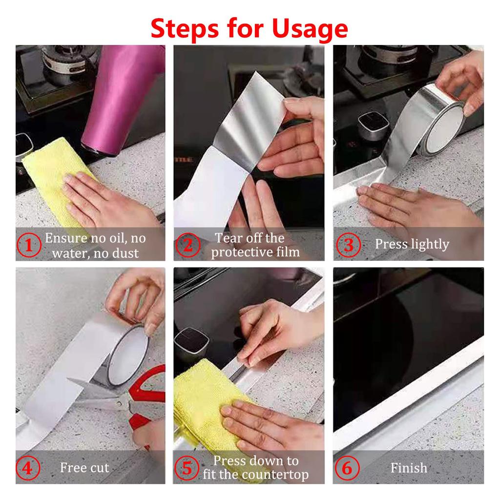 Silver Cloth Duct Tape Heavy Duty Waterproof No Residue Single Sided Adhesive Tape for Pipeline System 10m Length Width