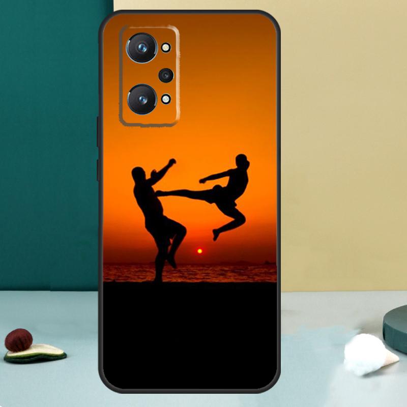 Kung Fu Karate Taekwondo Krijgskunst Voor Realme GT 6T 5 6 GT 7 Pro C67 C75 C61 C55 C53 C51 C21Y C25S 10 11 12 13 14 Pro Plus Hoesje