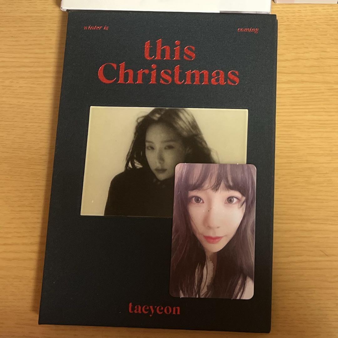 

[USED] Trading card available: Girls Generation Taeyeon This Christmas album CD