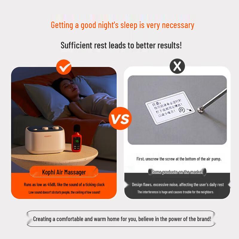 Keepfit Air Compression Leg Massager CN Plug (adapter Included)