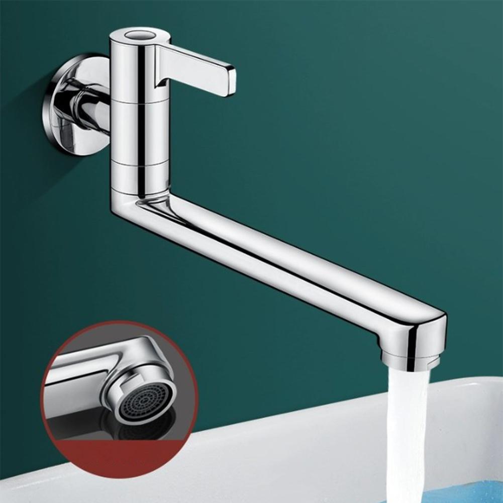 30cm Verlängerter Wasserhahn Spritzfreies Wasserhahndesign Ventil Wandmontage Flexibler Wasserhahn Langlebige Leistung Drehfunktion