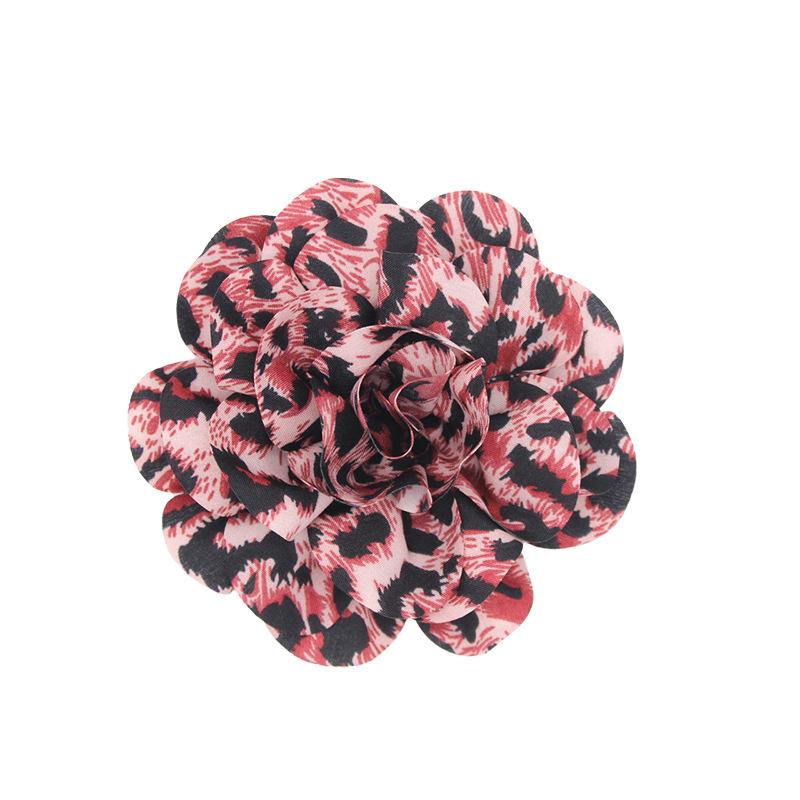 

Fashionable Leopard Print Flower Grip Clip Women Full Back Hair New Shark Style Accessory High-end Feel