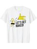 Let's ! Nudist Banana Nude Banana Undressing Freedom T-Shirt