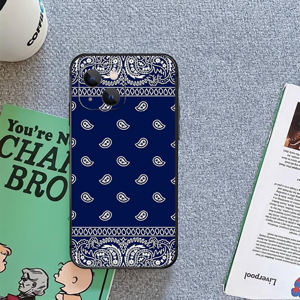 Bandana Fashion Kerchief Phone Case Cover Coque For Iphone Xiaomi Mi Samsung Galaxy Redmi Note A S 11 12 13 14 15 22 23 24 5G Pro Plus Max Fe Ultra
