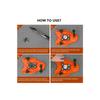 Diamond Hole Saw Set 15 PCS Tile Hole Saw Kit with Drill Guide from 6mm-50mm /1/4‘’- 2” for Ceramic,Glass,Porcelain,Marble