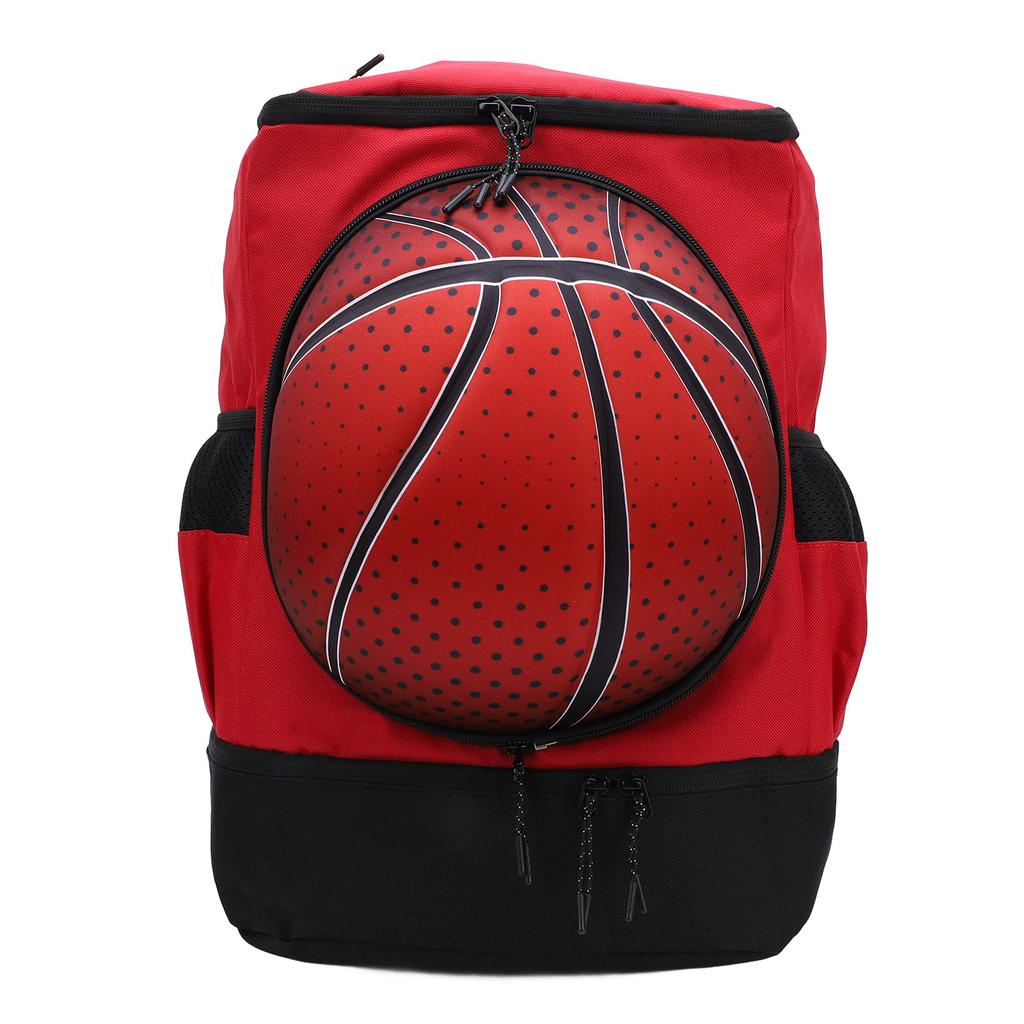 Basketball Backpack with Shoe Compartment Oxford Cloth Breathable Soccer Backpack Sports Bag for Out