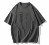 American high street white cotton short-sleeved t-shirt women's summer new trendy brand fat mm large size loose half-sleeved top ins