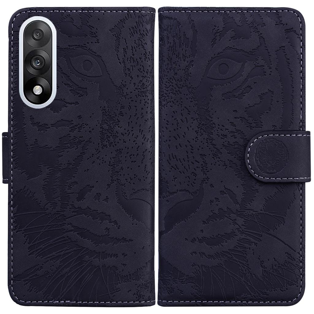 Für OnePlus Nord 5 5G Hülle Tiger-Aufdruck Leder Brieftasche Handyhülle