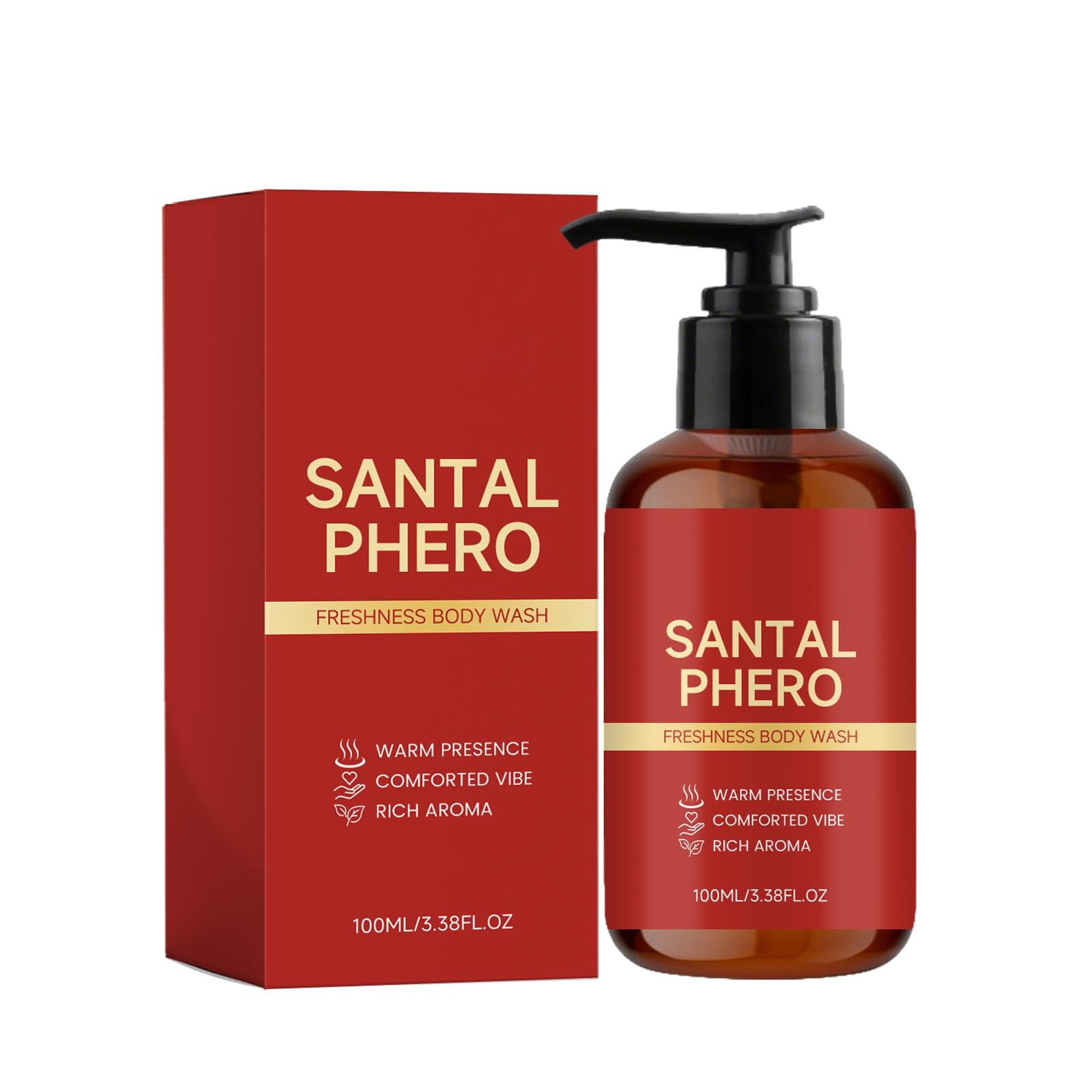 Men s Sandalwood Shower , 100ml, Deep Cleansing Body Wash for Men, Refreshing Scent красный