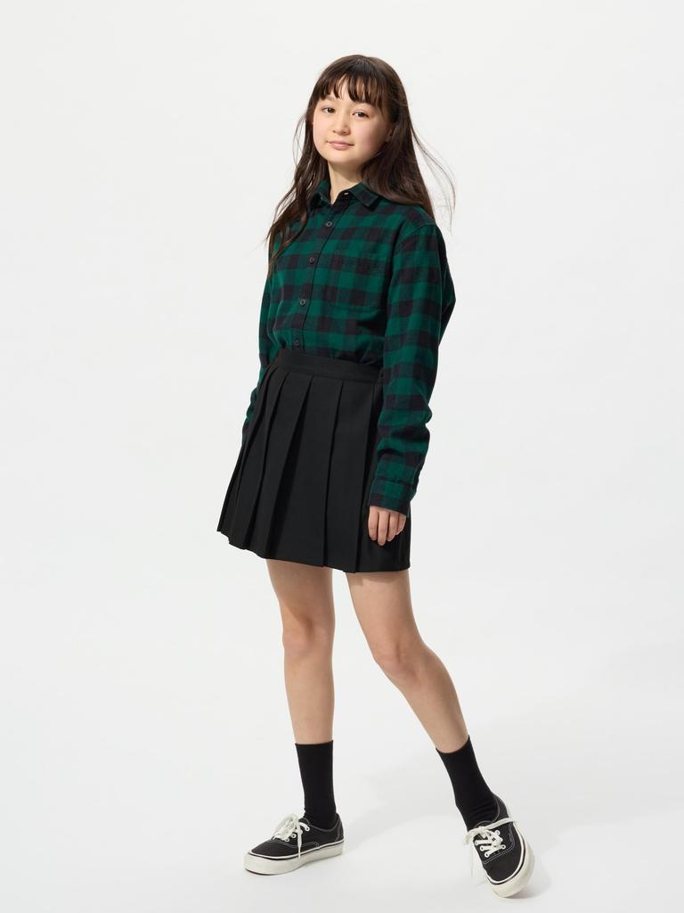 Uniqlo Girls Pleated Miniskirt