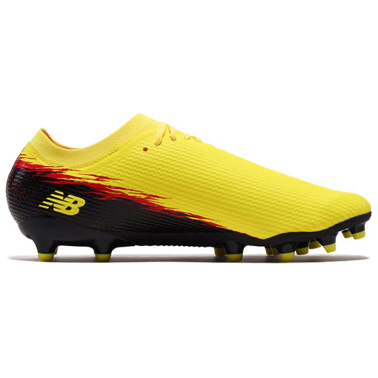 New Balance Furon V8 Comodo Versatile MG (Borchie corte in gomma) Scarpe da Calcio Supportive in Pelle Sintetica Uomo scarpe da calcio Giallo UF3M6CN