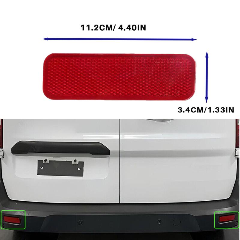 For Ford Transit Connect 2014 2015 2016 2017 2018 Rear Bumper Reflector Tail Light No Bulbs BK2Z13A565B