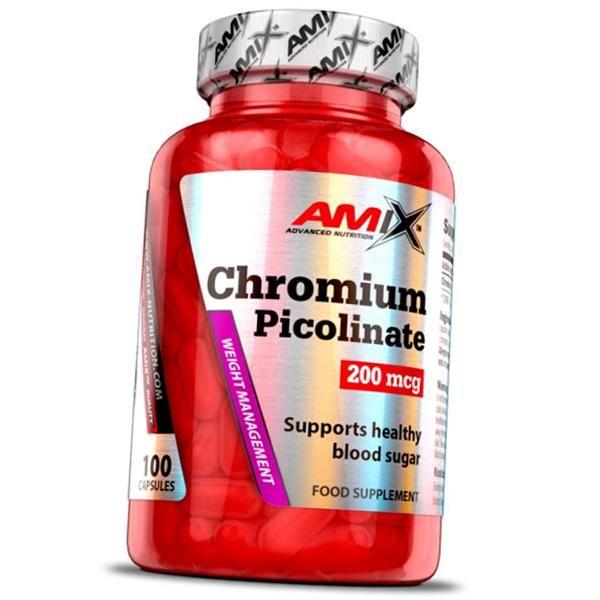 

Піколінат Хрома, Chromium Picolinate, Amix Nutrition 100капс (36135015) 100caps