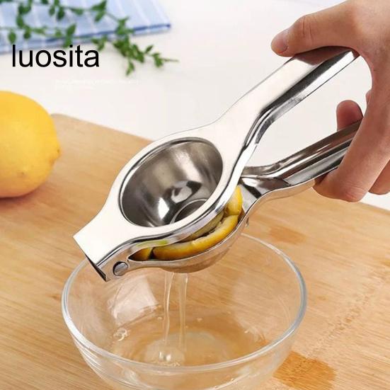 Manual Lemon Juicer, Fruit Squeezer, Comfortable Grip, Stainless Steel, Easy To Clean, Seedless Lemon Squeezer