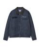 Wacky Willy Collar Contrast Work Jacket Blue