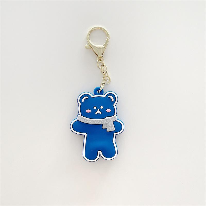 case for airtag Cute and creative shapes keychain anti-lost cartoon bear puppy Tracker Protector Protective Case for kid elderly