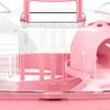 Transparent Cover Hamster Carrier Box Large Space Hamster Habitat Travel Hamster Cage  Car Outing