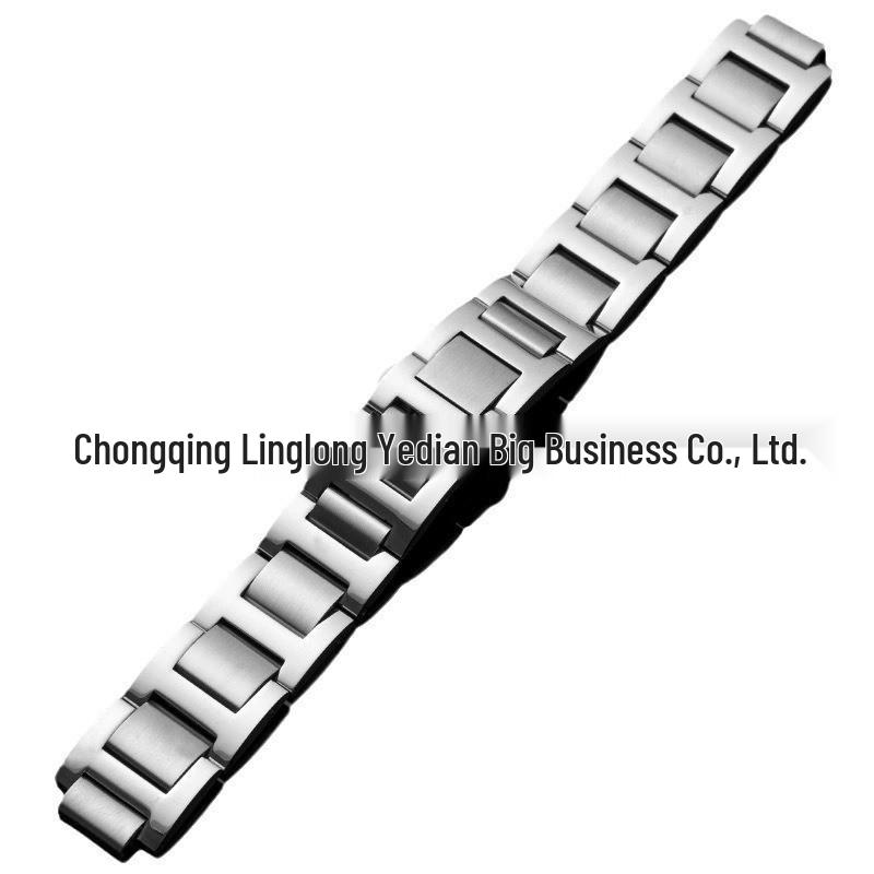 Cartier Blaue Ballon Stahlband Zubehör für Herren & Damen Uhren