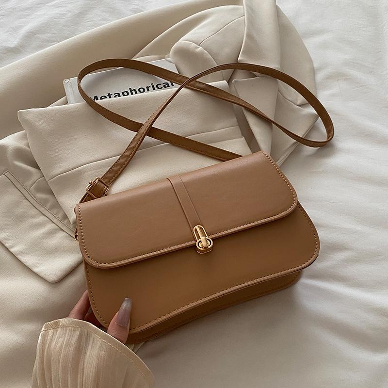 High-end, Niche Baguette Bag, Fashionable Crossbody Bag, Women's Retro Single-shoulder Underarm Bag