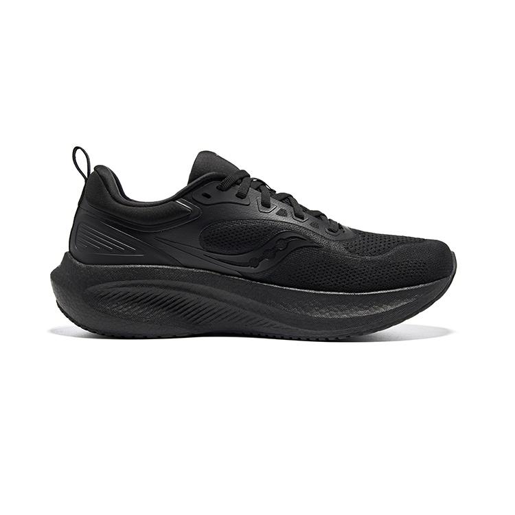 SAUCONY Surge 3 Mesh Cushioning Support Low Top Running Shoes Unisex Black S28215-3