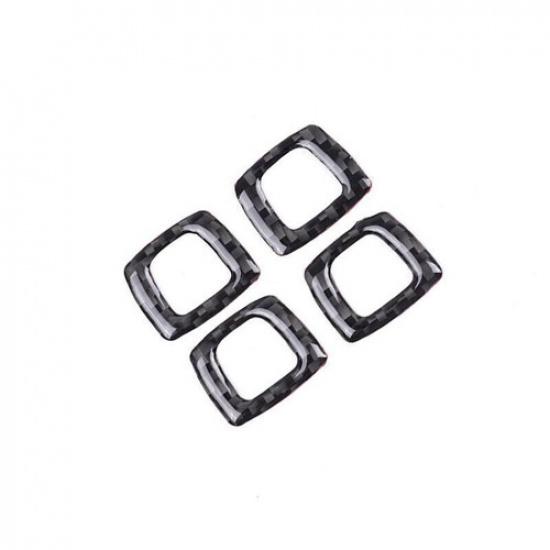 Inner Door Bolt Lock Down 2006-2010 Real Carbon Fiber For BMW X3 E83 Ring Frame