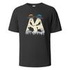 Dinosaur Print T-Shirt Summer Tees For Men Women 100% Cotton O-neck Oversize Casual Short Sleeved Tops