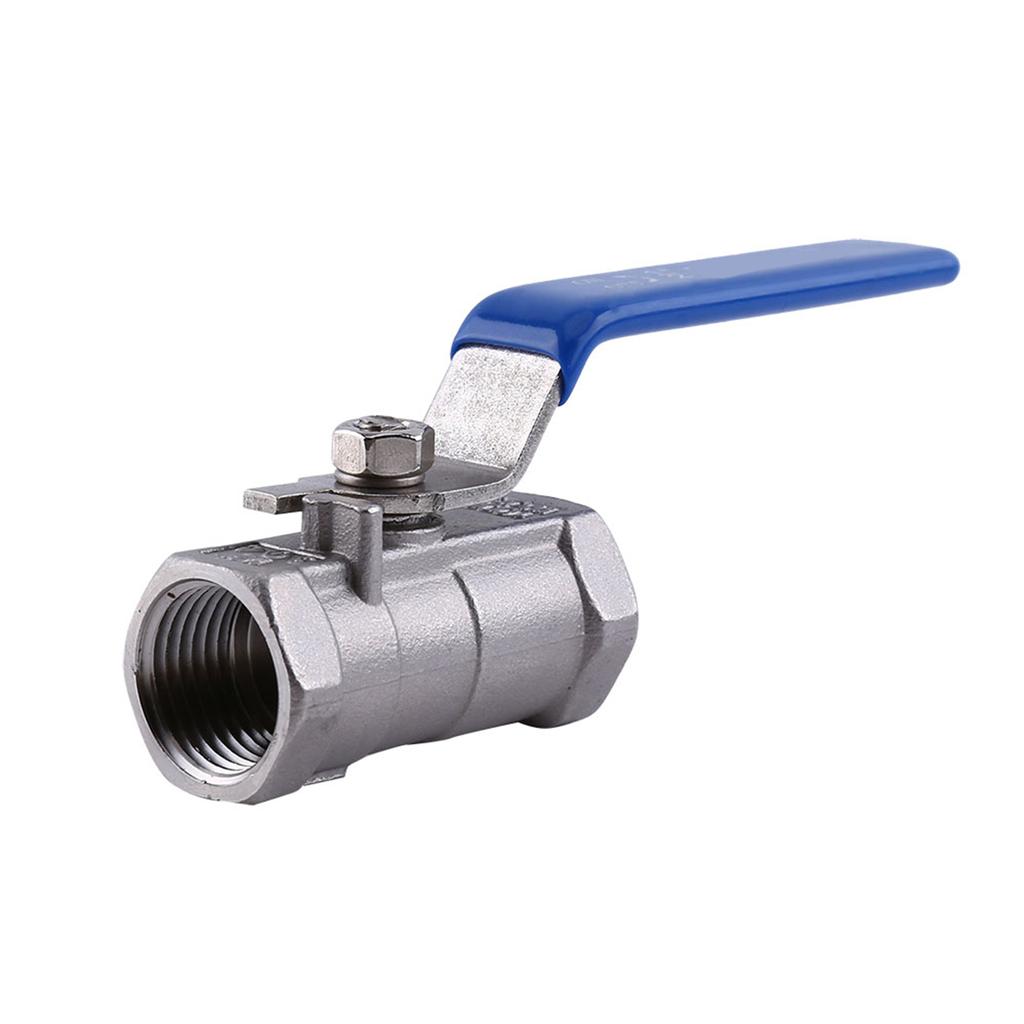 1 2   Inch Threaded 1pc Ball Valve   Female Stainless Steel SS 304 BSPT For Water Oil Gas