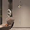 Morden Wall Clocks Metal Watches Silent Clocks Round Wall Decoration Products Creative Light Luxury Artistic Unique Design