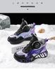 Boys' 2025 Winter Plus Velvet Warm Non-Slip Basketball Sneakers for Kids